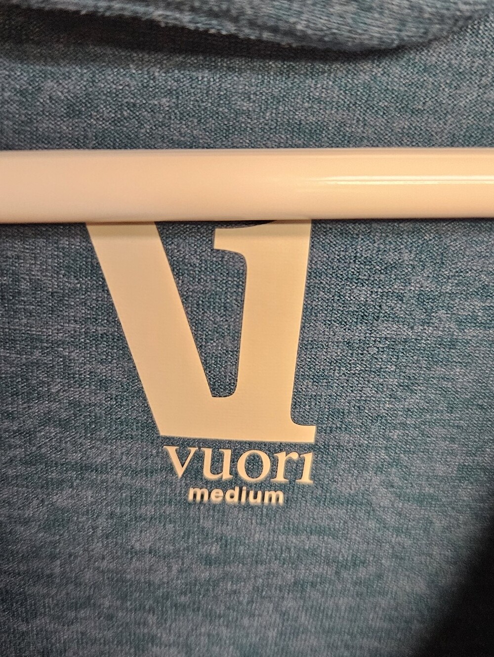 Vuori Strato Tech Hoodie Performance Lightweight Stretch Blue Green V1019 Medium - Picture 2 of 10